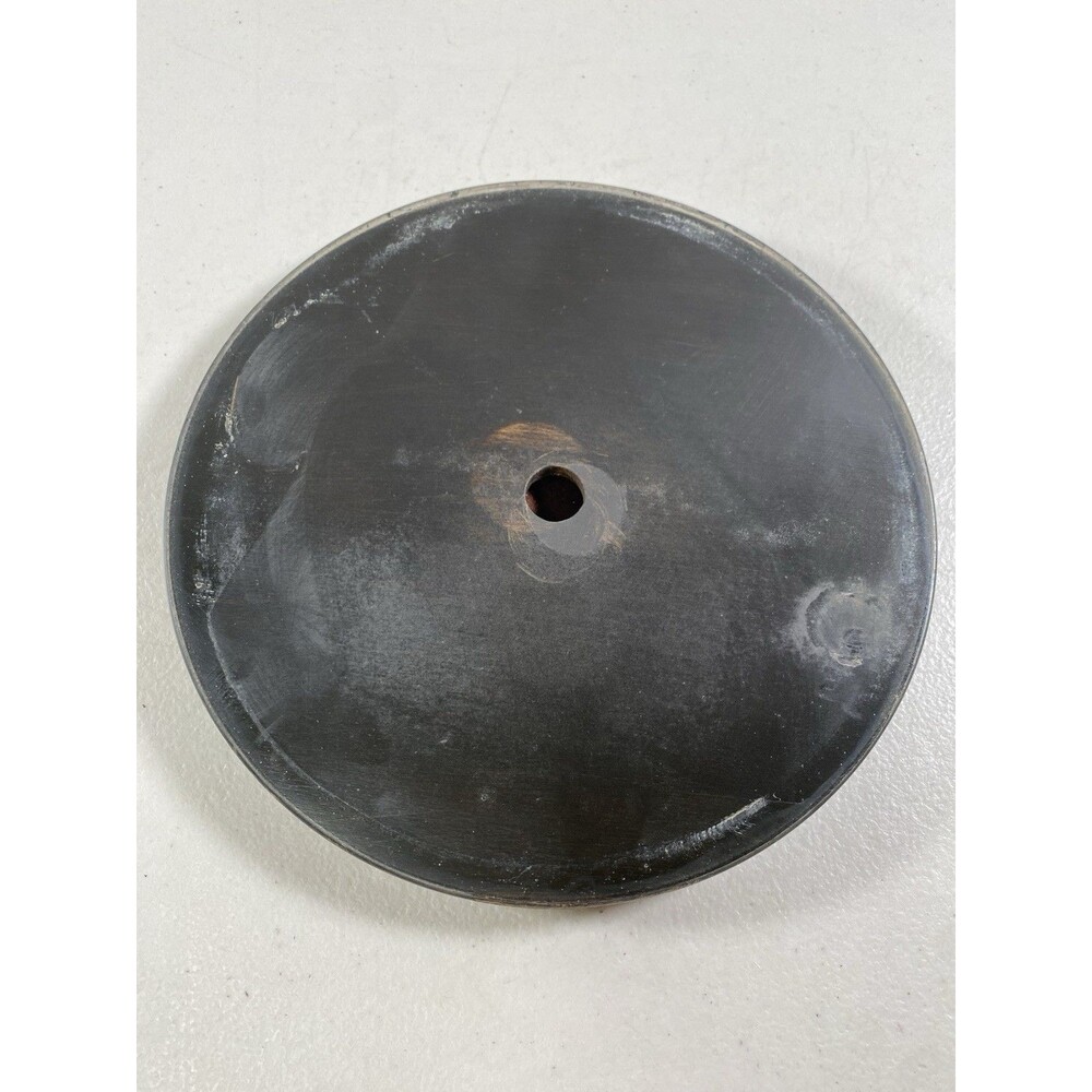 Vintage Wood Round Table Lamp Base 9.5” Diameter #223